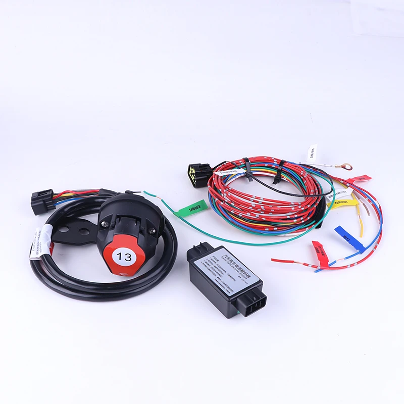 European style 13-pin of Universal wiring harness with decoder Trailer Hitch The power plugs parts fits most car models