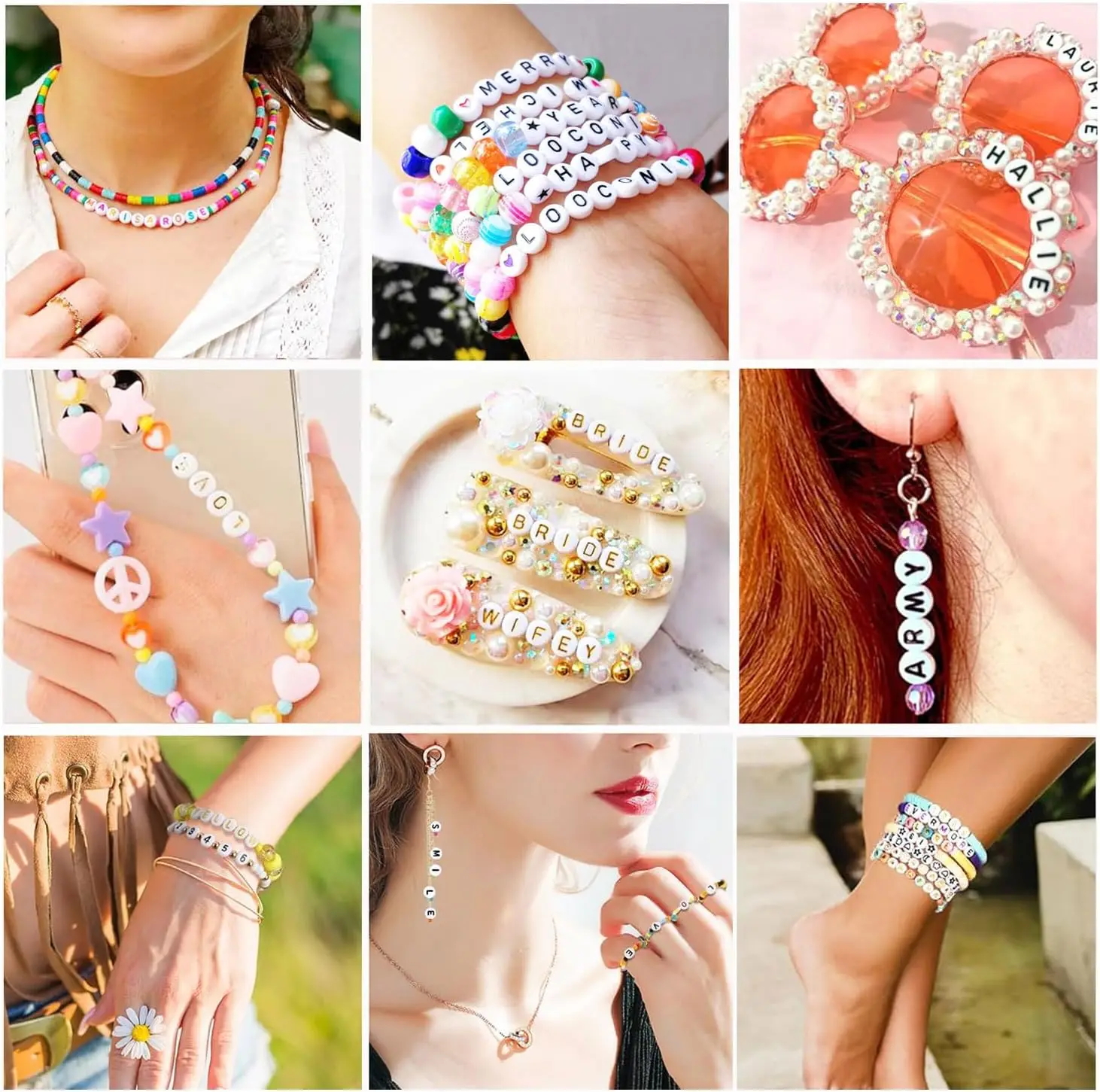 50-300pcs Acrylic 6/8/10/12/14/16mm Round Bead For Jewelry Making Fashion Necklace Bracelet Earrings DIY Personalize Accessories - view 3