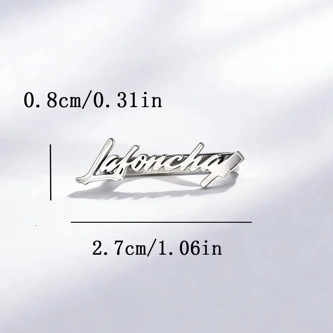 

Персонализированный брелок для ремешка часов 20/22 мм из нержавеющей стали с именем, аксессуар с инициалами, подарок для лучшей подруги/пары, ювелирное украшение