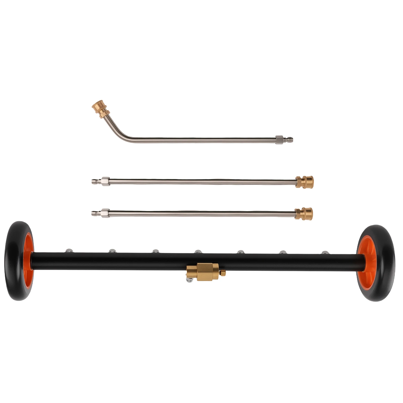 Undercarriage Pressure Washer Attachment 2-in-1 Pressure Washer Water Broom