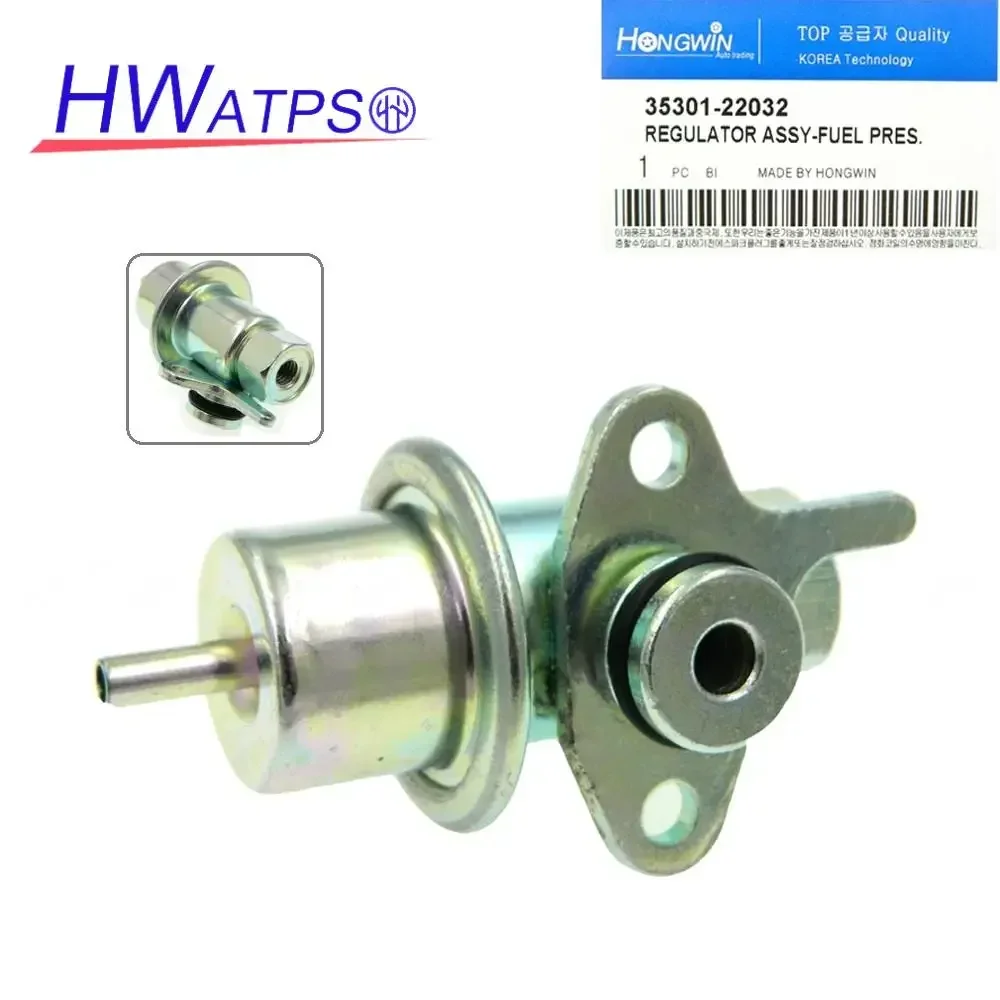 For Hyundai Accent 1.5L L4-Gas 1995-1999 3.0 Bar Fuel Injection Pressure Regulator 35301-22032 PR4070 FP10343 5G1184 158-0718