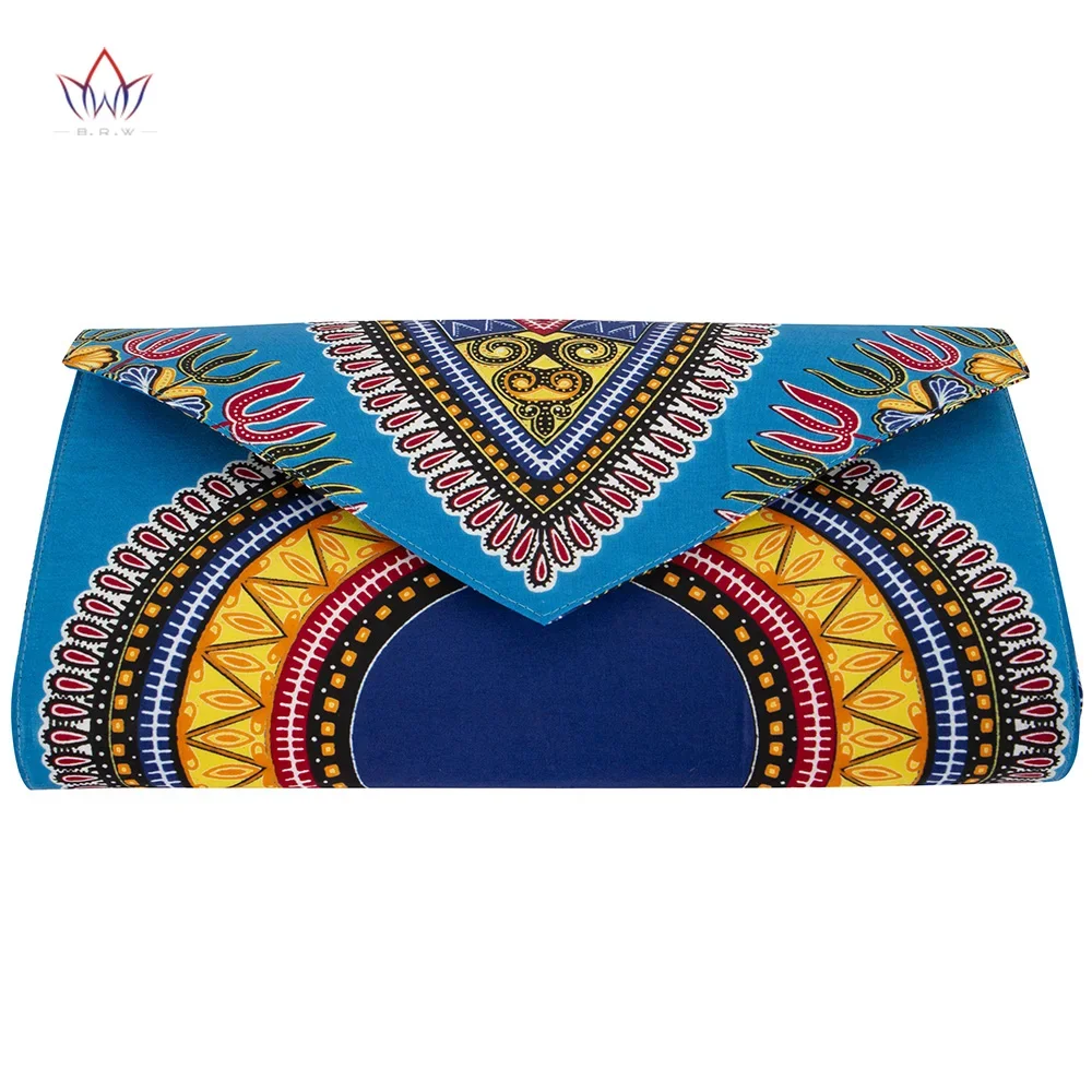 Bintarealwax High Quality Bazin Riche African Wax Prints Fabric Women Fashion Hand Bag for Party Cute Hand Bag WYB382-1