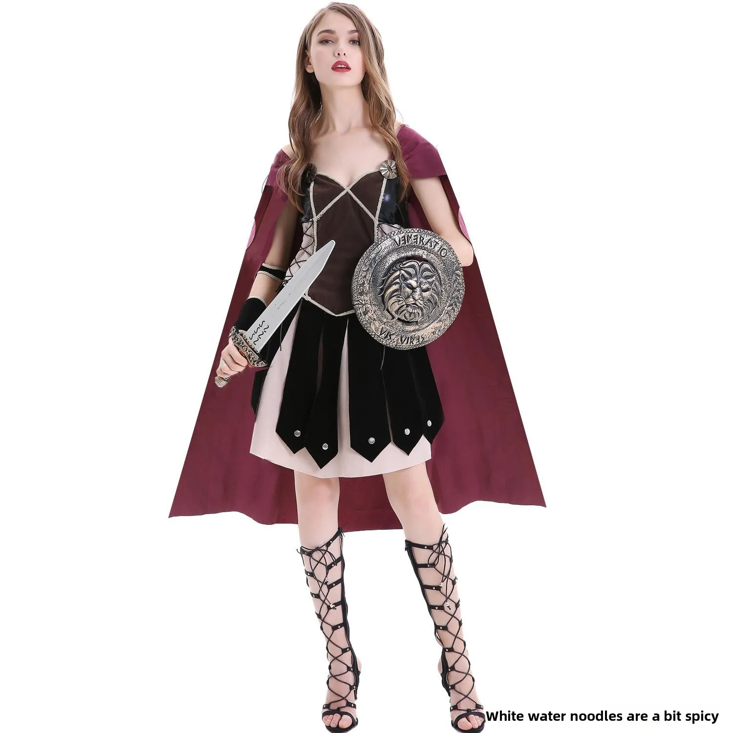 

Средневековый римский спартанский женский воинский костюм для косплея, сценический костюм богини, женский этнический сценический наряд на Хэллоуин