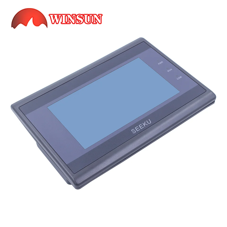 HMI DC24V PLC HMI in One Block 4.3 Inch Touch Screen With FX3U-22
