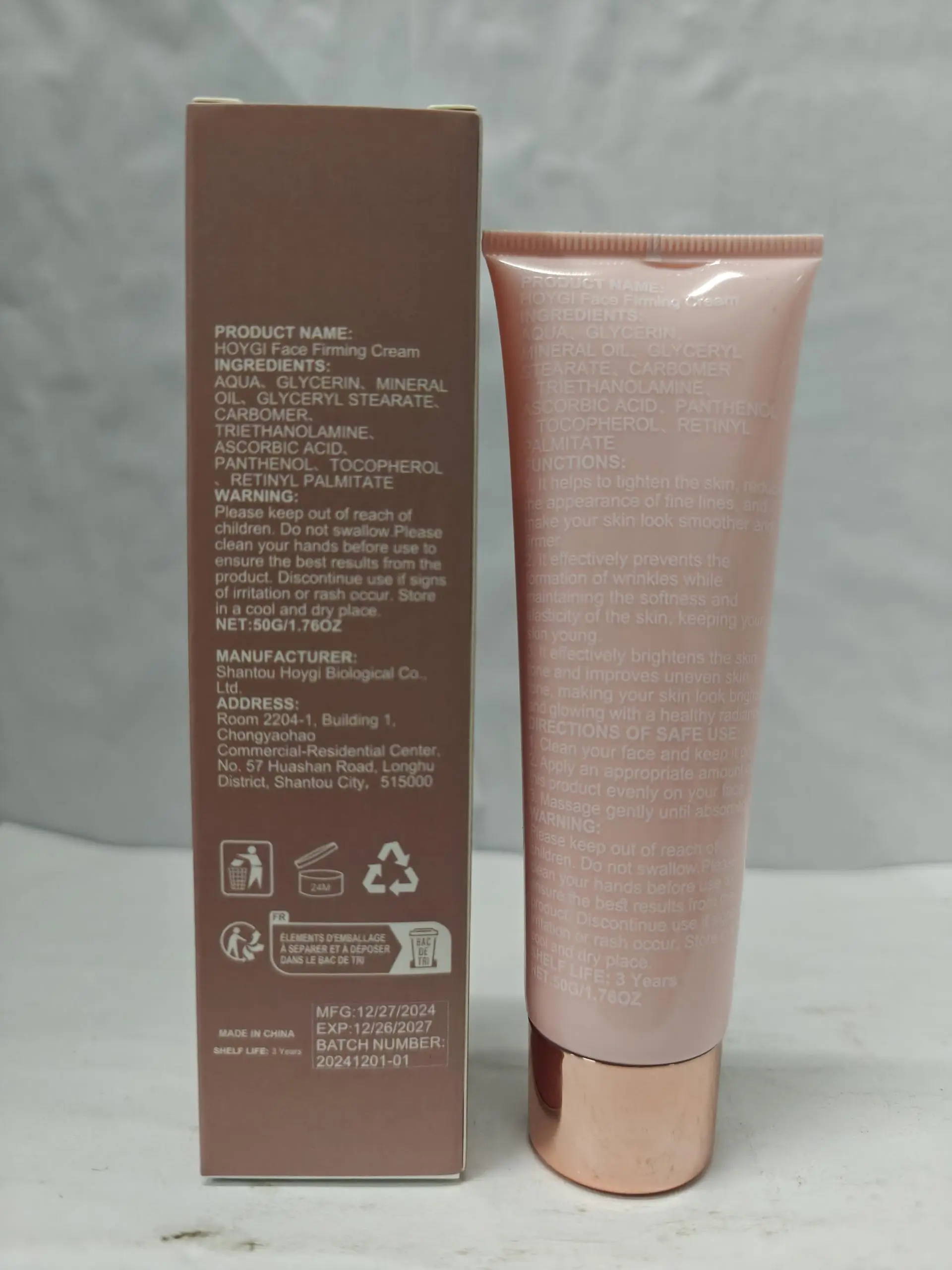 Crema rassodante per il viso - Tenditore temporaneo rapido per un sollevamento istantaneo