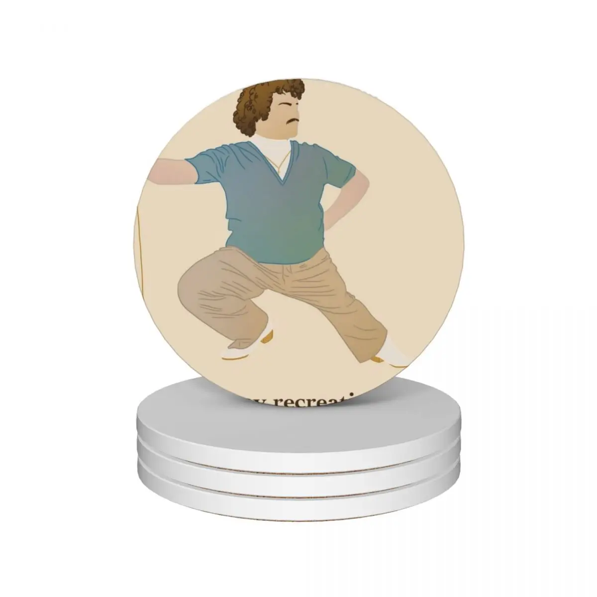 

Nacho Libre Recreation Clothes Ceramic Coasters (Set of 4) coffee cup stand for the kitchen accessories for ceramics Coasters