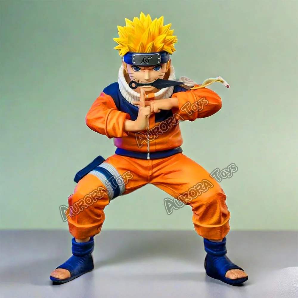 5.9in/15cm Anime Uzumaki Naruto Figure Kage Bunshin no Jutsu PVC PVC Action Figures Collection Model Toys Gifts