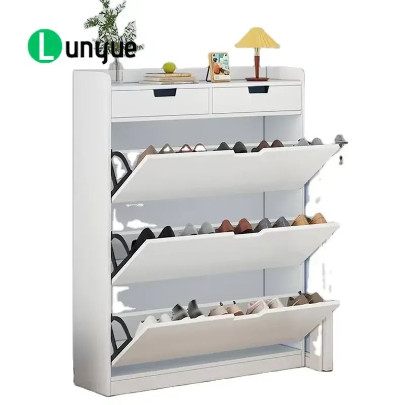 Wooden Shoe Cabinet Advanced Technology Competitive Price Storage Organizer for Entryway Hallway Bedroom Home Furniture