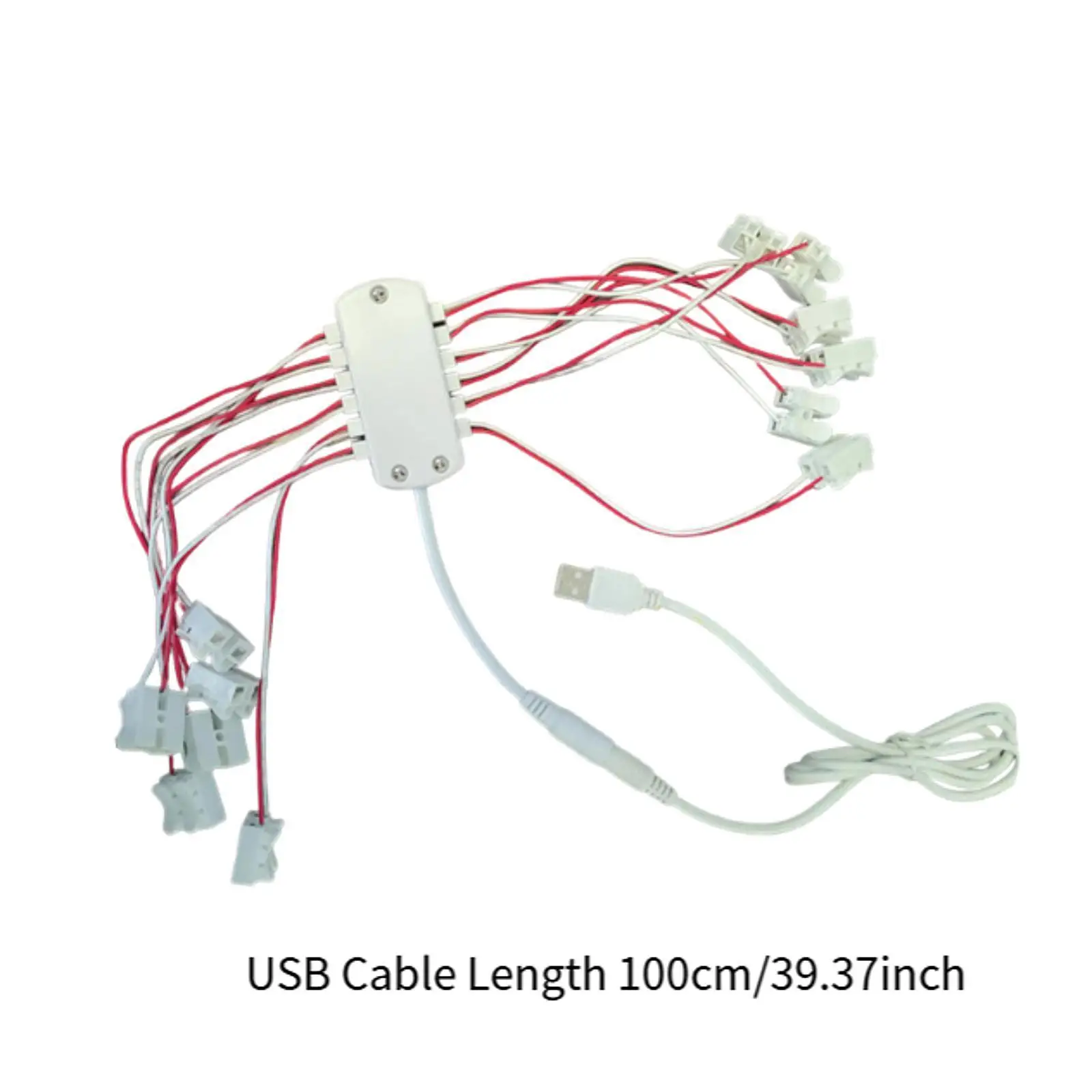 Alimentation USB 5V, 12 Ports, prise USB, sortie de puissance pour modèle de jardin Miniature, Trains, modèles de construction, modèle de chemin de fer, réverbère