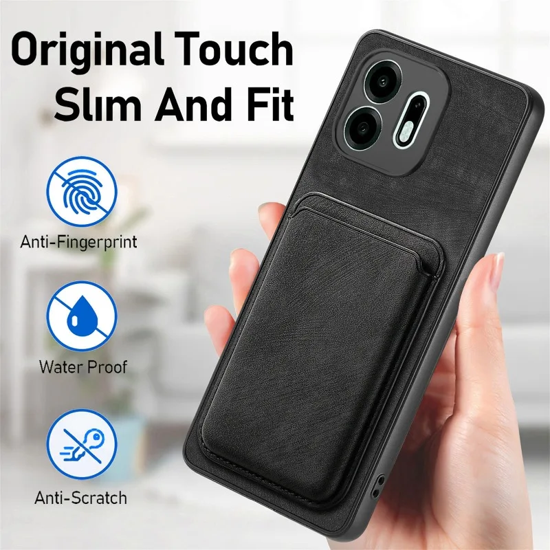 For Magsafe Leather Case for Oneplus N6 1+N6 Magnetic Detachable 2 in 1 Wallet Card Pocket Shockproof Cover for One Plus N6