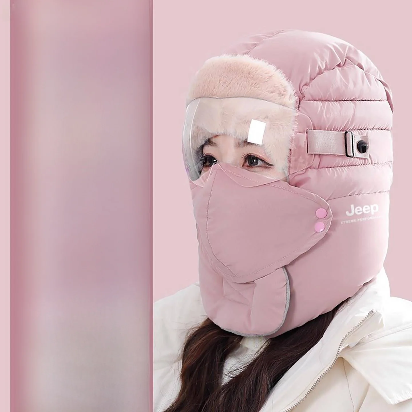 thickened-winter-vehicle-riding-lei-feng-cap-unisex-warm-ear-and-eye-protection-windproof-and-cold-resistant-bike-hat