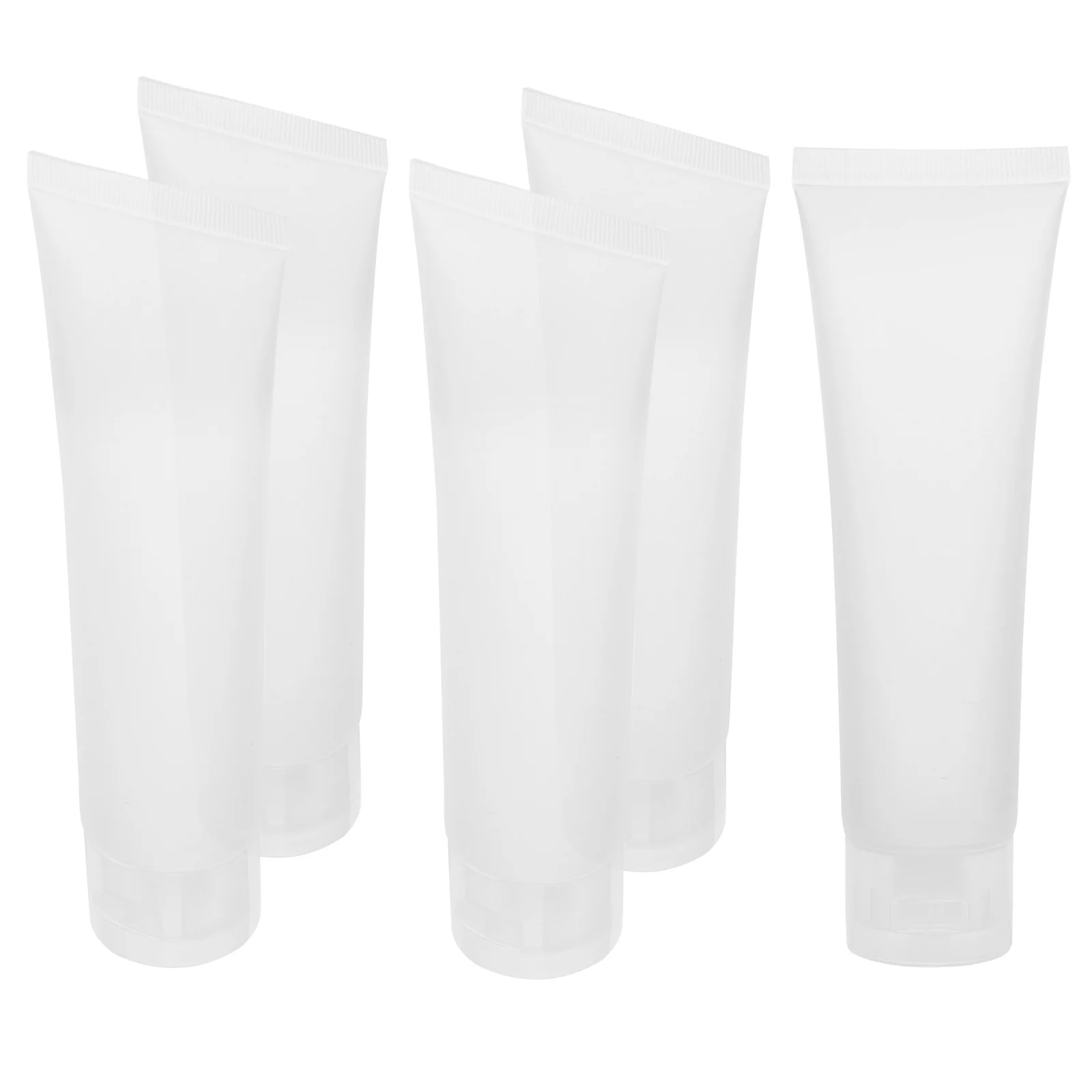 5 قطع من زجاجات السفر القابلة لإعادة الملء، منظمات تخزين صديقة للبيئة للشامبو وغسول الوجه وغسول الجسم وكريم اليد والسفر المثالي