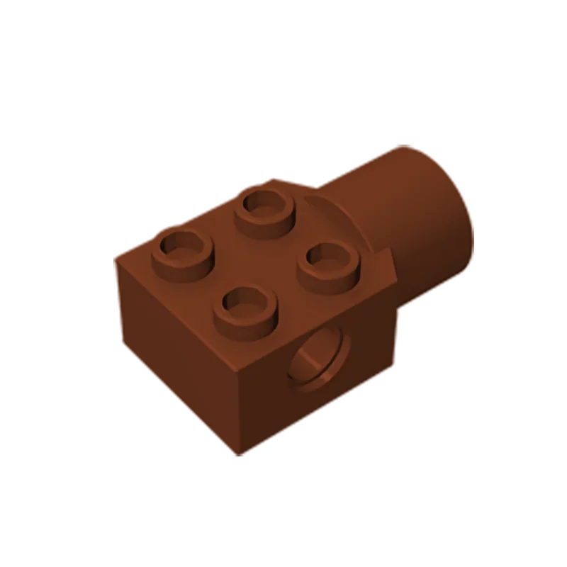 Gobricks GDS-1087 Technical, Brick Modified 2 x 2 with Pin Hole, Rotation Joint Socket compatible with lego 48169