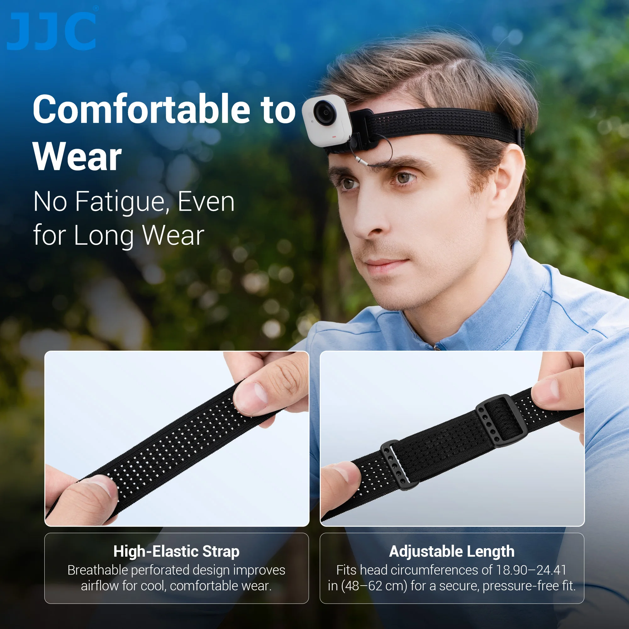JJC Magnetic Headband For Inst - Travel Vlog Accessories ulasan dan harga