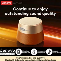 Altavoz Bluetooth 5.4 Lenovo HD103, Mini Altavoz Inalámbrico Portátil, Sonido Estéreo de Alta Calidad, Audio TWS para Exteriores con Bajos Potentes para Teléfono y PC