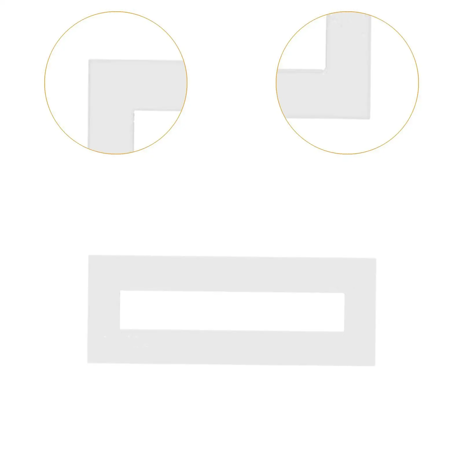 استنسل خط موقف السيارات سيليكون قابل للطي محمول 4 × 84 بوصة للممرات