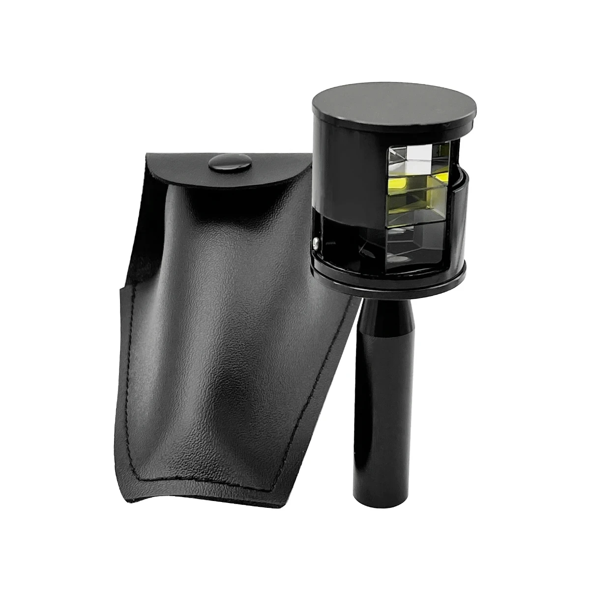 High Quality Optical Square Double Optical Right Angle Prism For Leika Total Station surveying instrument + Pouch