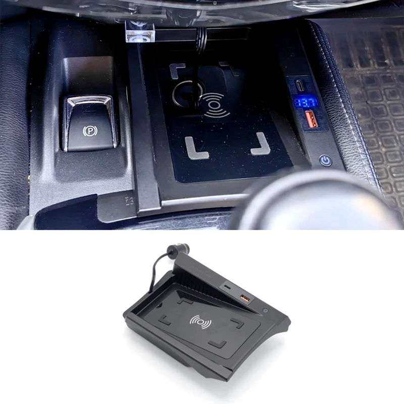 Autotelefon kabelloses Ladegerät für Nissan X-Trail Rogue 2013-2017 Qashqai 2013-2017, 15W Schnell lade panel Adapter