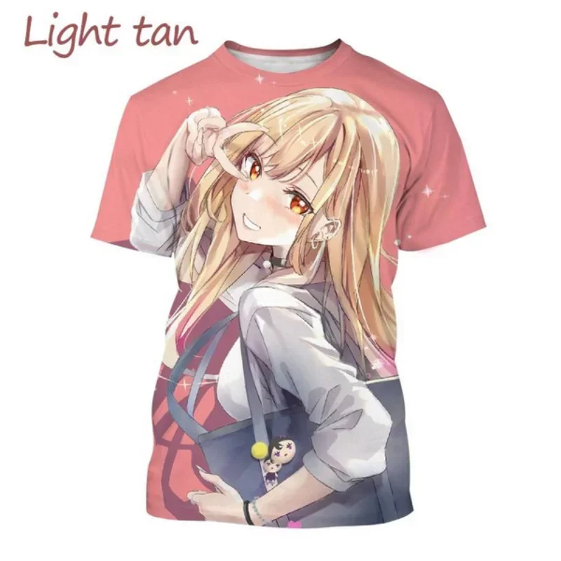 New My Dress-Up Darling 3D Print T-shirt Fashion Personality Men Clothing Marin Kitagawa Cute Beautiful Girl Graphic T Shirt