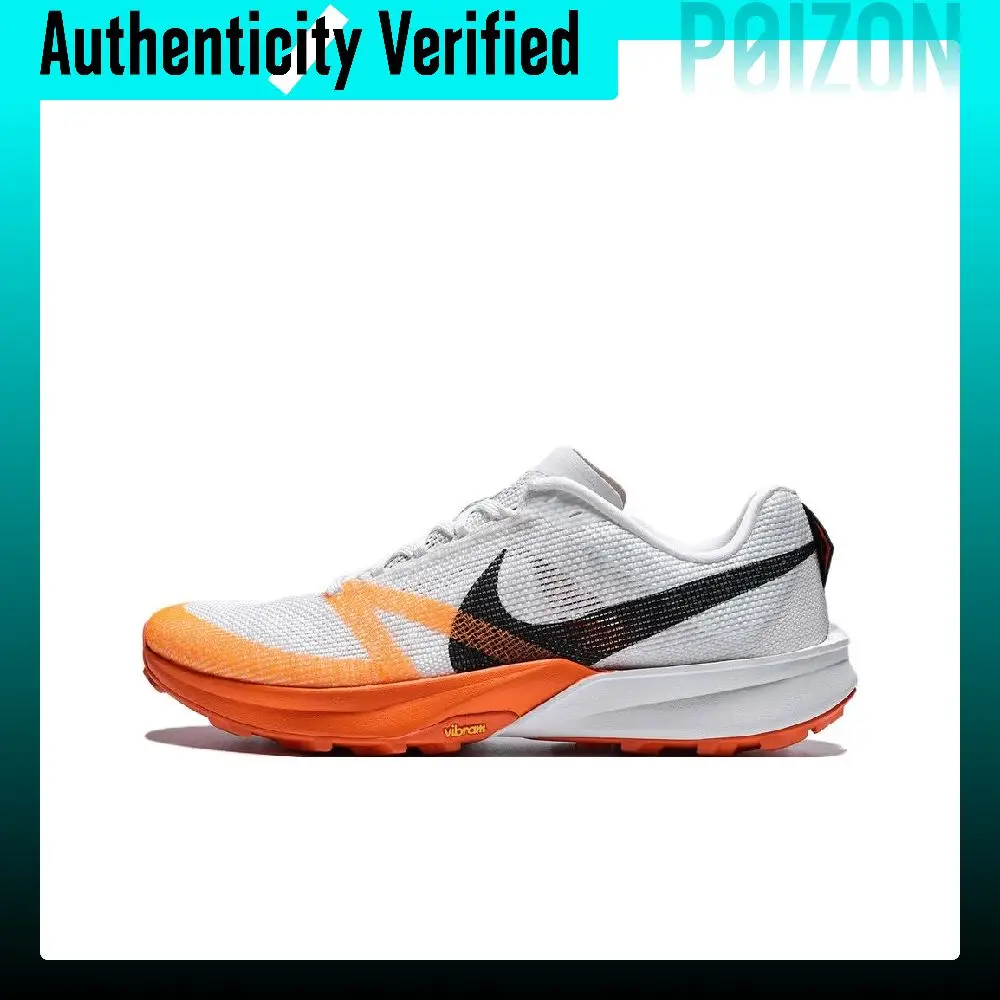 Nike ReactX Terra Kiger 10 Casual Running Shoes Men's Black White Orange FV3929-103