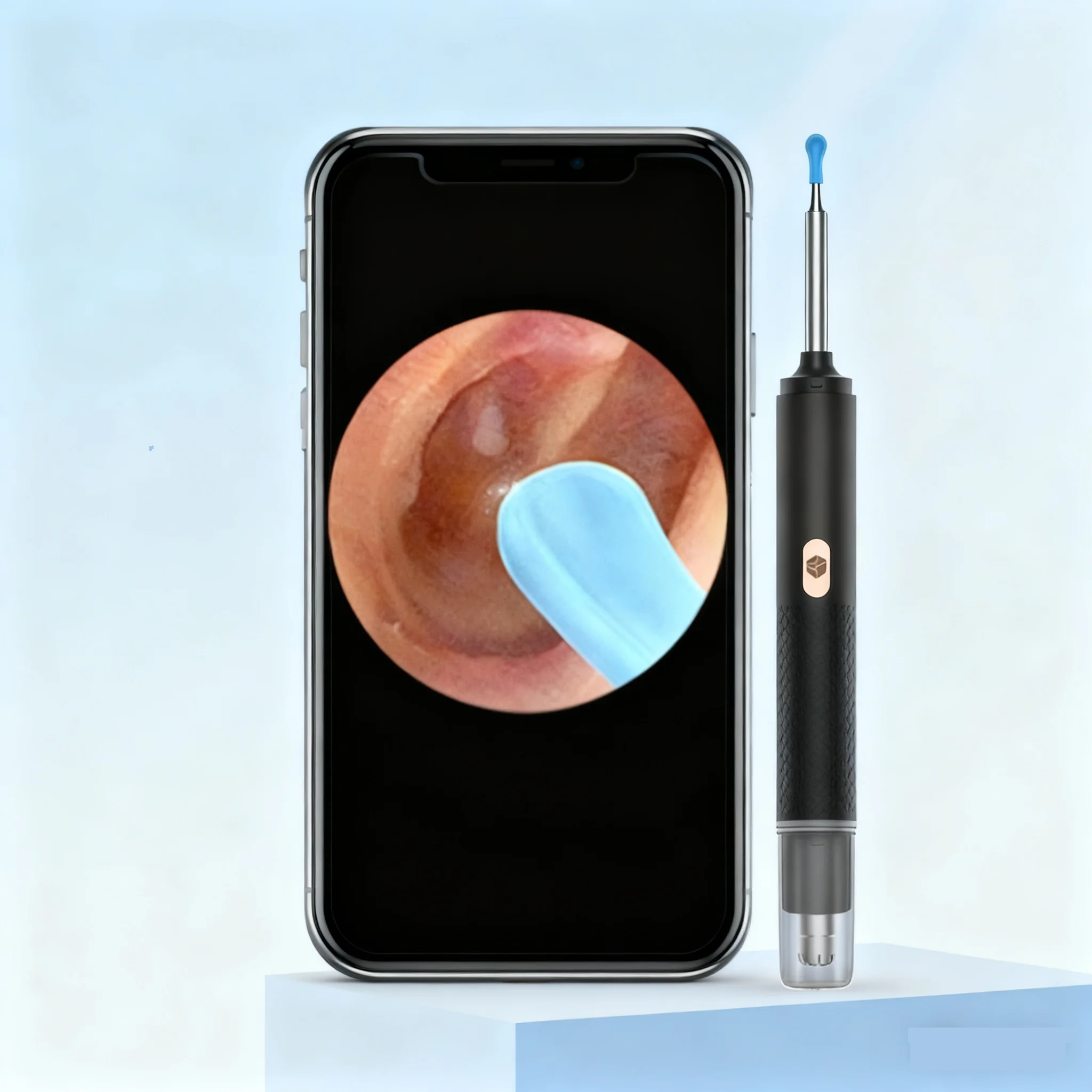 

Визуальный сборщик ушей и триммер для носа 2 в 1, со светодиодной подсветкой для безболезненного безопасного ухода за домашним использованием Идеально подходит для мужчин и женщин