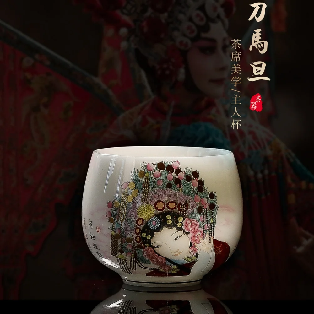 

Traditional Chinese Gaiwan Sancai Teacup Pot with Lid Ceramic Tea Tureen Porcelain Tea Cup with Gold Trim Teaware Teapots Set