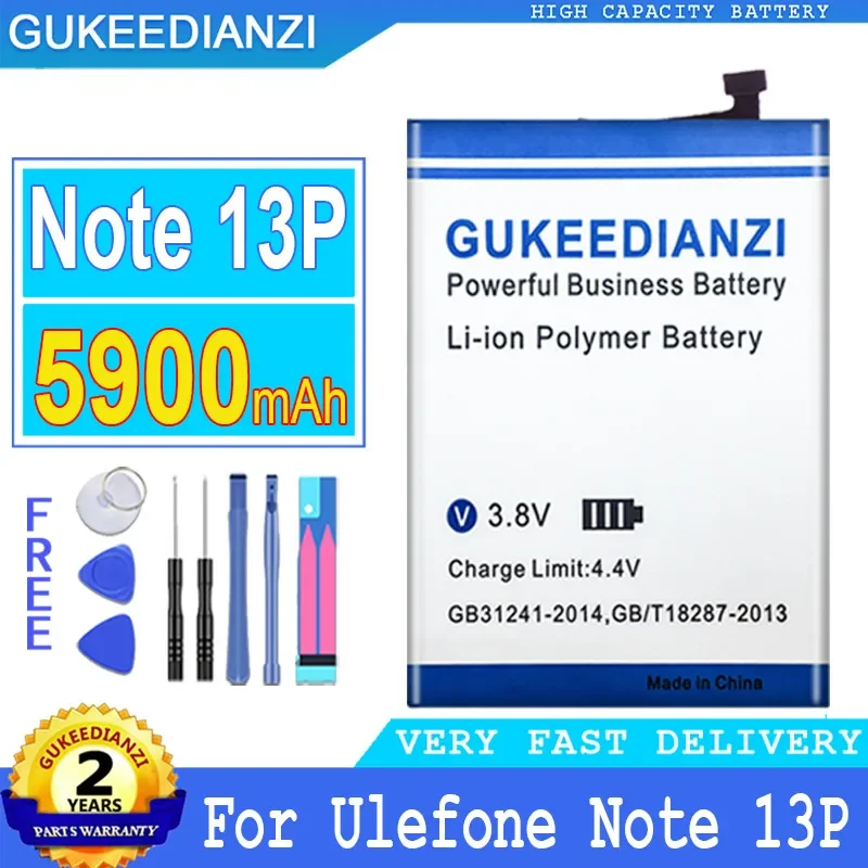 

Battery for Ulefone Note 7P Note8 Note9P Note11 PNote12P (3278) Note13P (3098) 8 8P 9P 10P 11 P 12P