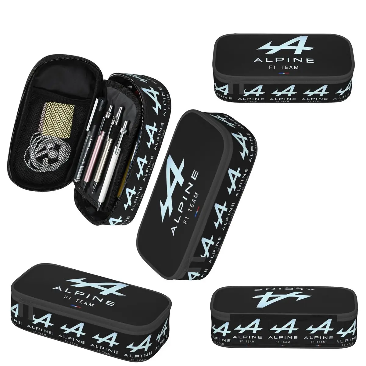 مقلمة فريق جبال الألب للأطفال صندوق القلم المدرسية حقيبة أقلام رصاص لوازم القرطاسية حقيبة حامل القلم #6