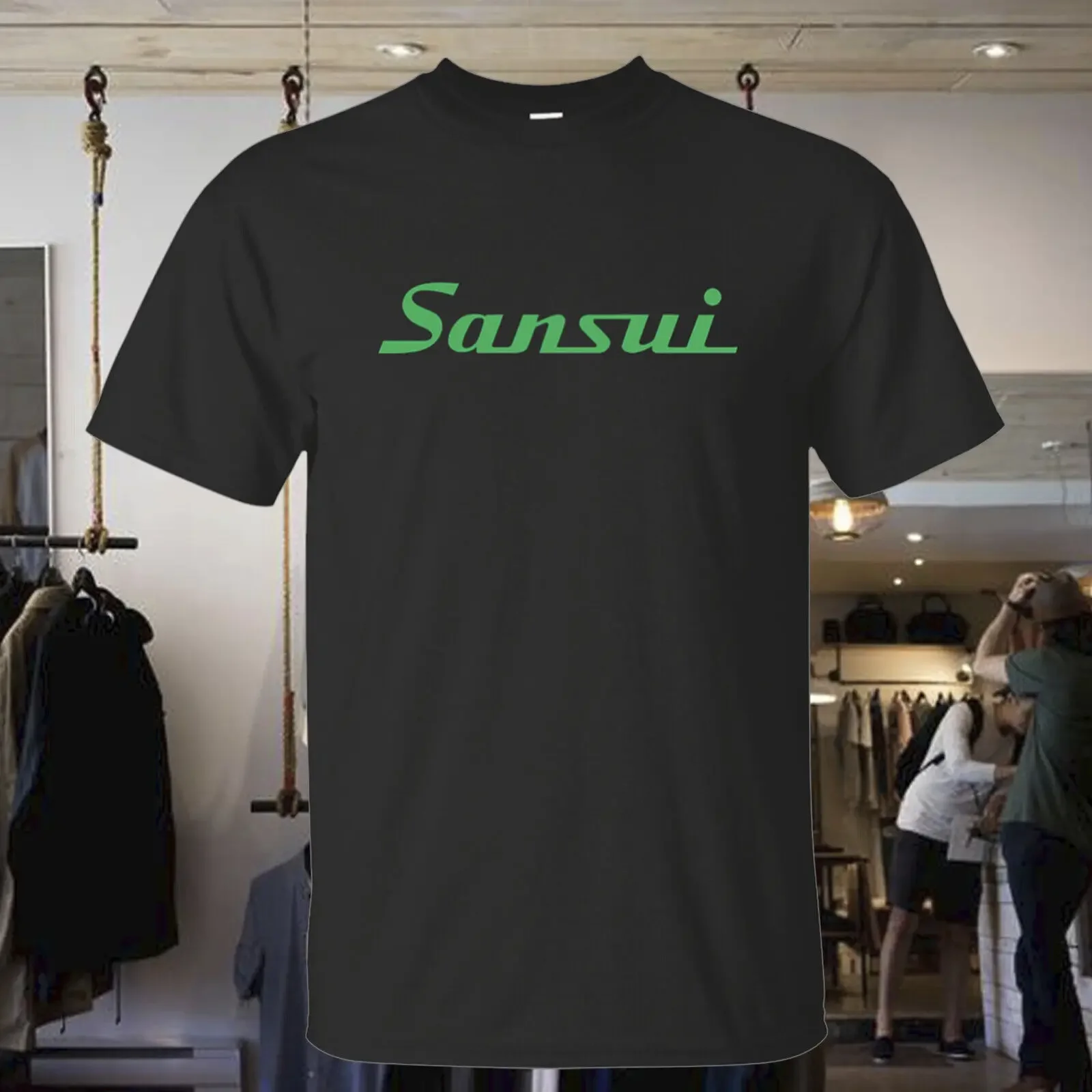 Sansui T-shirt Tee Audio Stereo Retro Logo Size S-5XL Men's USA New