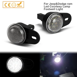 For Jeep Grand Cherokee 1999-2019 Led Interior Courtesy Lamp Footwell Welcome Lights
