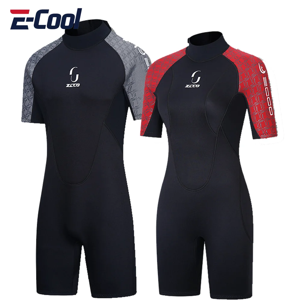 

3MM Neoprene Short Sleeve Wetsuit Men Women Surf Scuba Diving Suit Equipment Swimsuit Underwater Spearfishing Kitesurf Swimwear