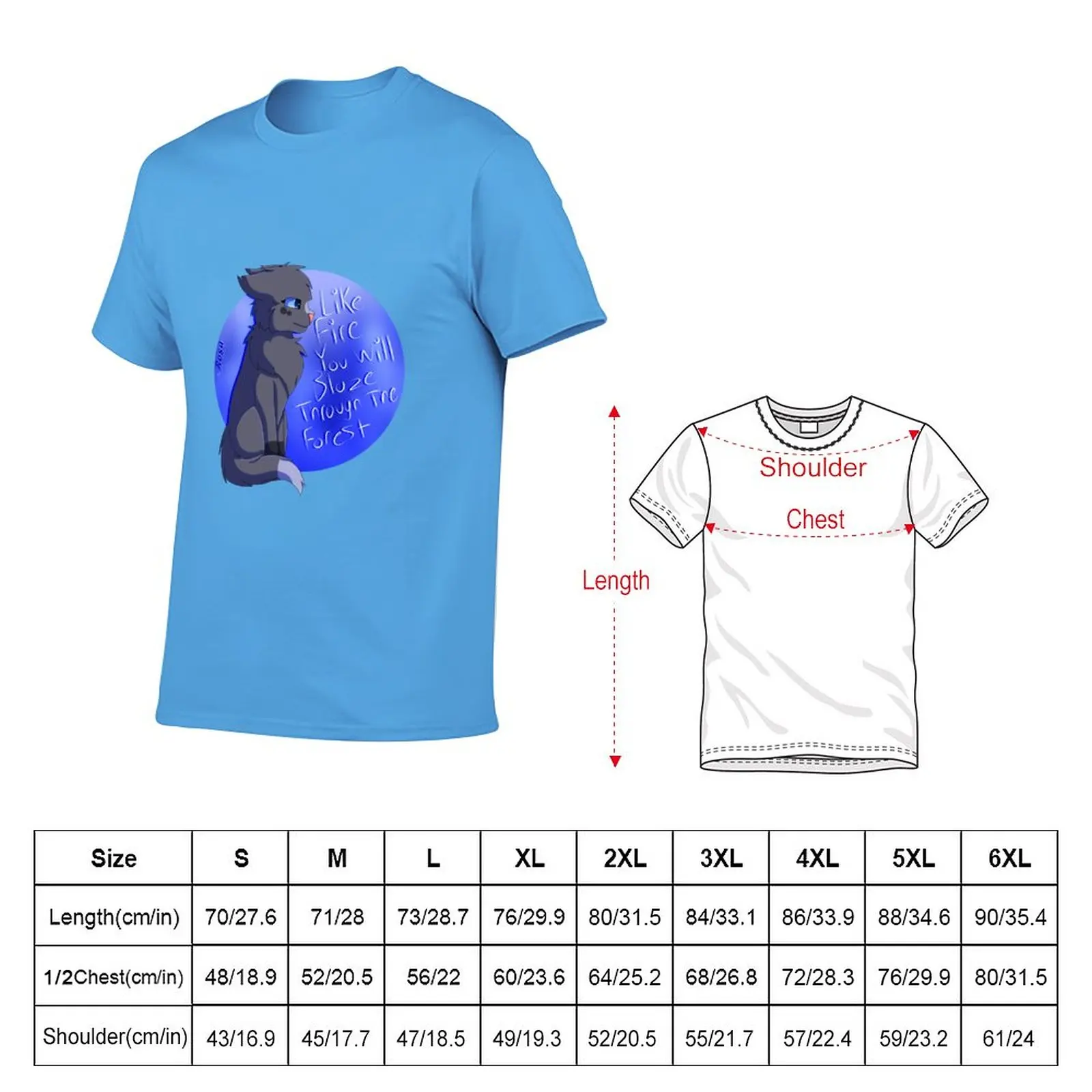 New Bluestar, Like Fire T-Shirt Aesthetic clothing plain t-shirt t-shirts man mens t shirt graphic