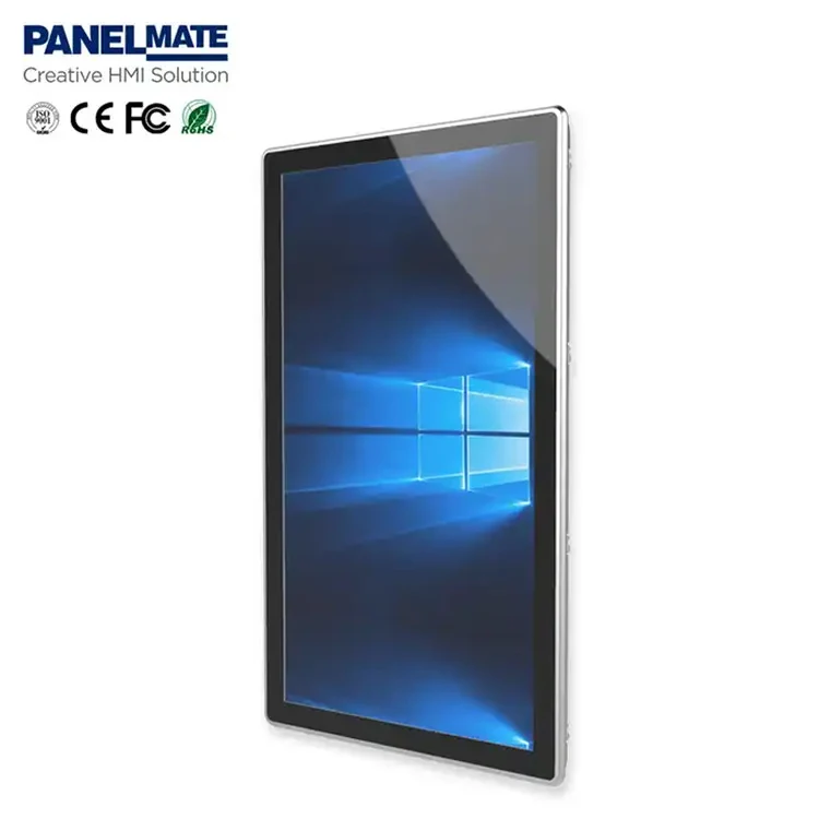 ZXY Monitor LCD touch screen capacitivo personalizzato ad alta luminosità da 27 pollici Display LCD impermeabile IP65 per uso industriale
