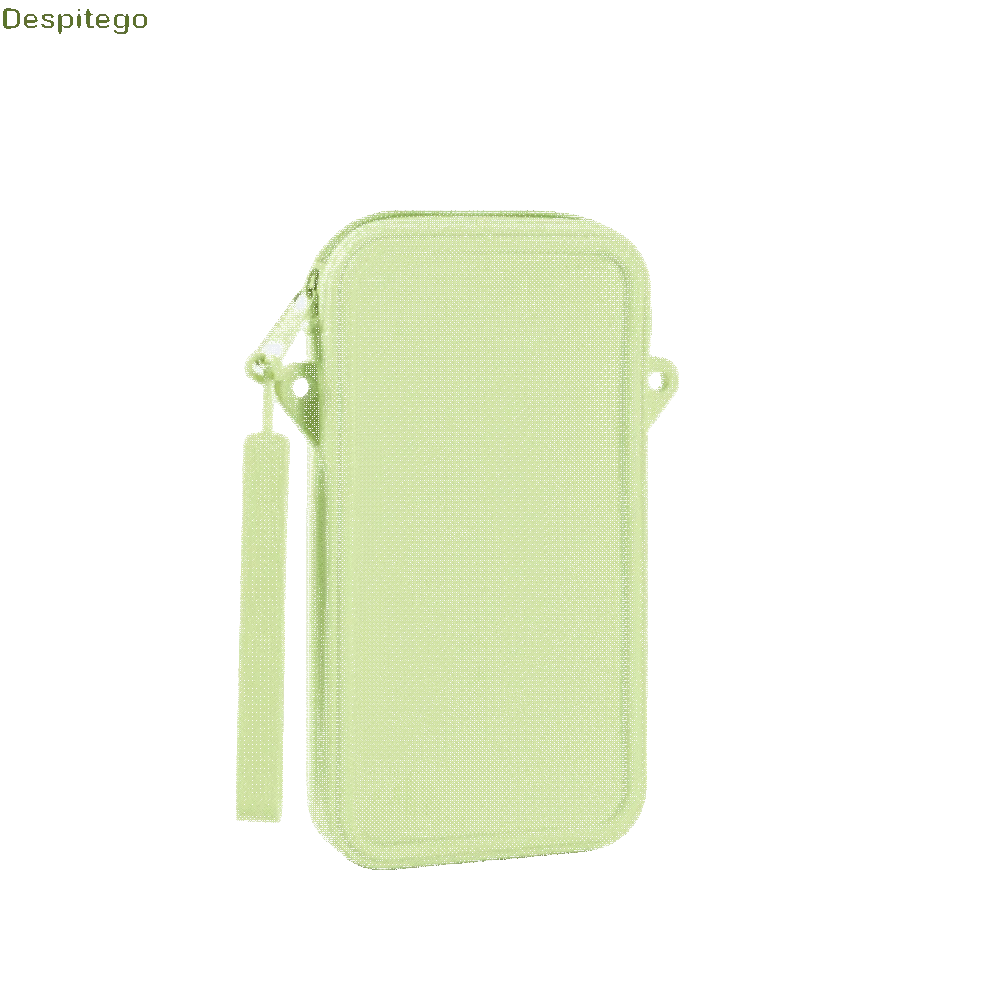 Silicone Multi-Use Makeup Bag Waterproof Solid Color Square Storage Organizer Shockproof Universal Portable Cosmetic Bag