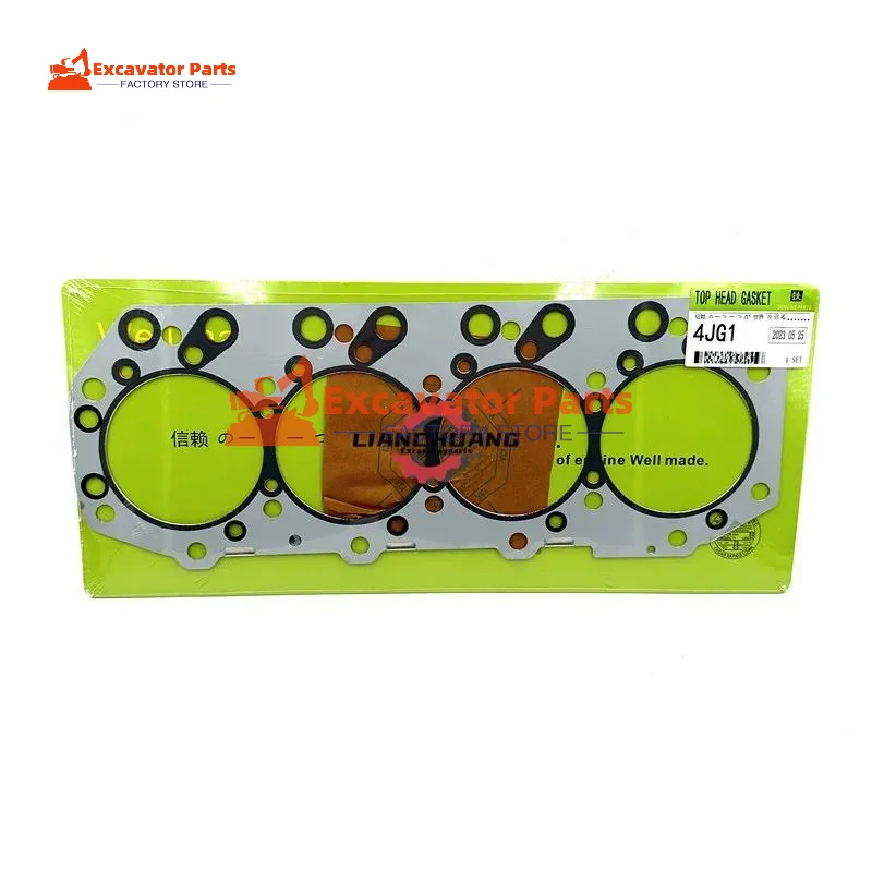 For Hitachi ZAX60 70Cylinder Gasket Isuzu 4JG1Engine Cylinder Gasket Cylinder Mattress Cylinder Pad Excavator