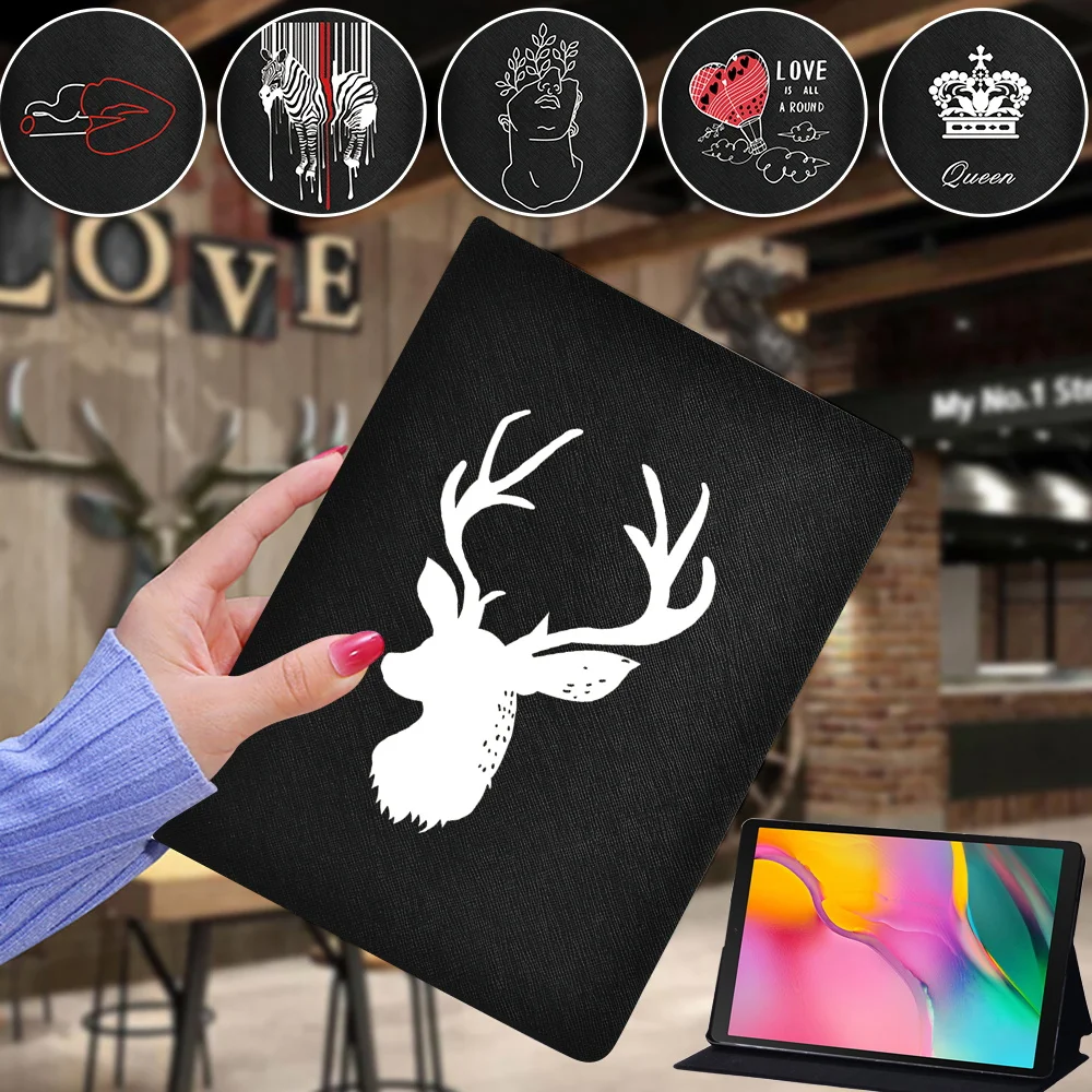 

Leather Tablet Stand Case for Samsung Galaxy Tab A7 Lite 8.7/Tab A7 10.4/A A6 10.1/Tab A 8.0/A 10.1/A 10.5 Inch Anti-drop Cover