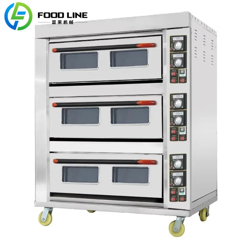 Custom Electric Deck Oven Commercial Bakery Deck Oven With Steam Gas Deck Oven For Professional Bakery Use