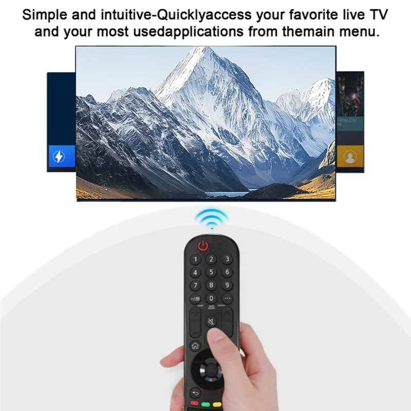 【Home-Tools!】MR21GA Remote Control For  Smart TV Remote Control Replacement With Voice For  AKB76036509 43NANO75