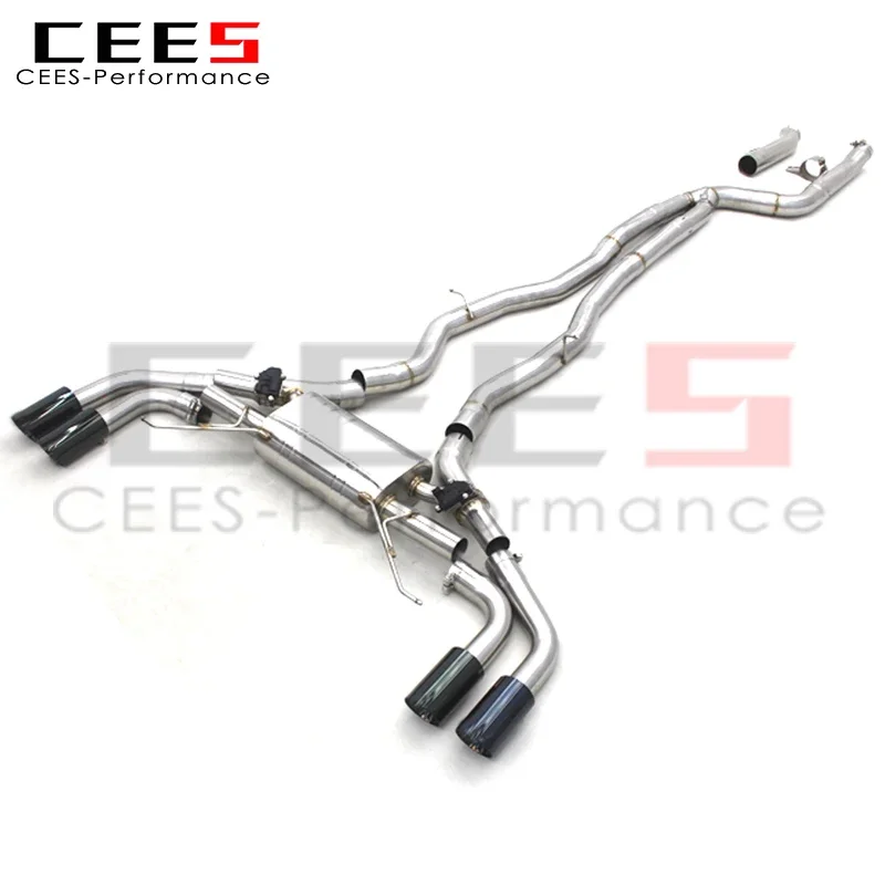 CEES Catback Exhaust Pipe For BMW X3/X4 M40i 3.0T 2016-2023 Racing Stainless Steel Pipes Escape Car Exhaust System