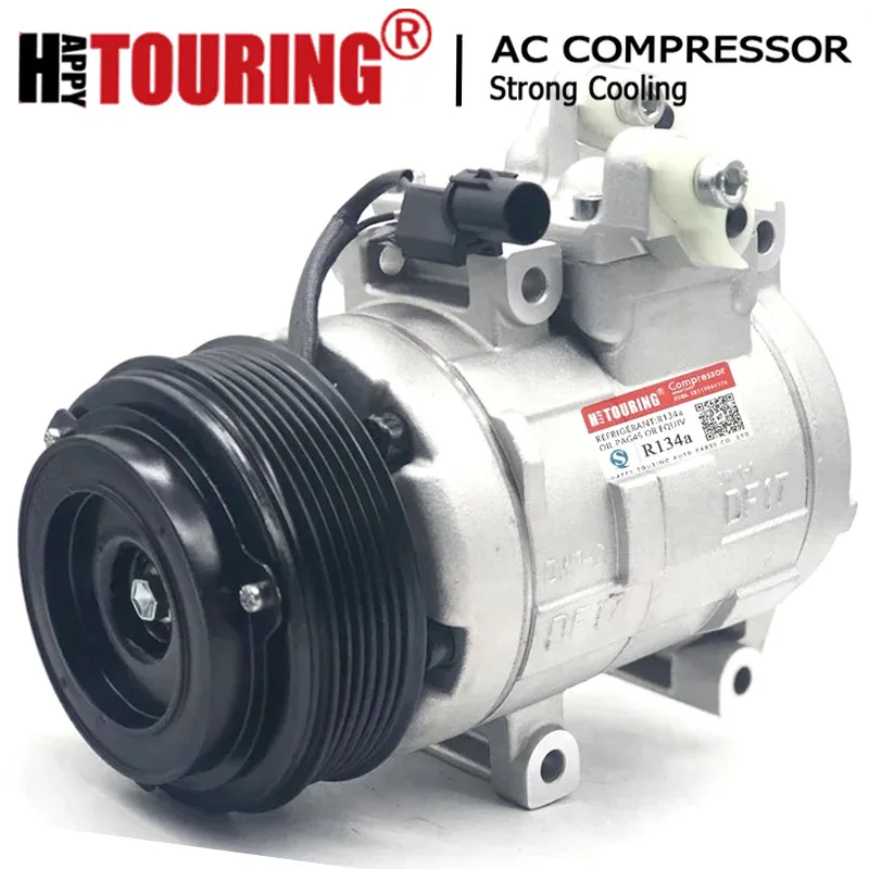 

10PA17C Компрессор кондиционера переменного тока для SsangYong Rexton Kyron Actyon 6641300015 6641300115 6652300311 6652300511