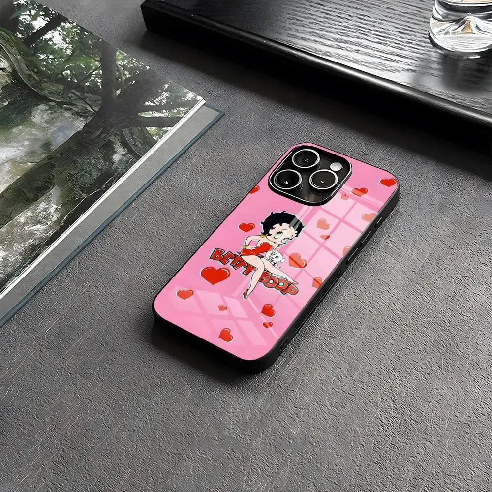 Custodia per telefono Sexy Betty per IPhone 16 Pro Max 11 12 13 14 15 Mini Cover di ricarica Wireless Magsafe