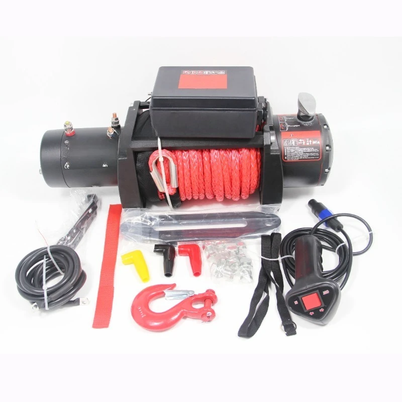 Durable Wireless Off-Road 12000 lbs 14500 lbs 12v Electric Winch 4x4 For Sale