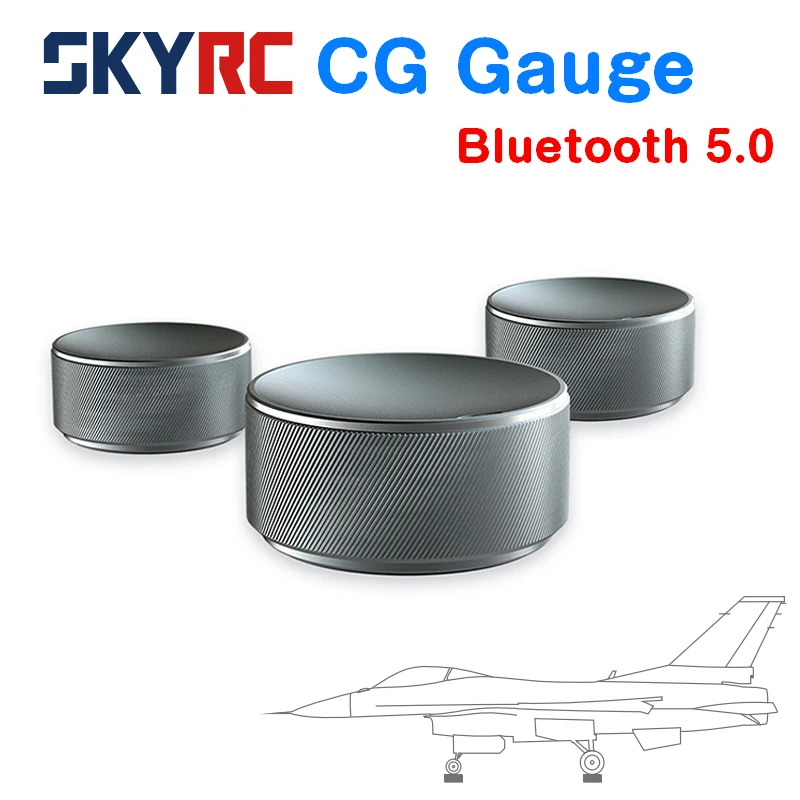 SKYRC CG Gauge CGG-020 Bulit-in Battery Support Bluetooth APP Control Real-time Display for RC Airplane