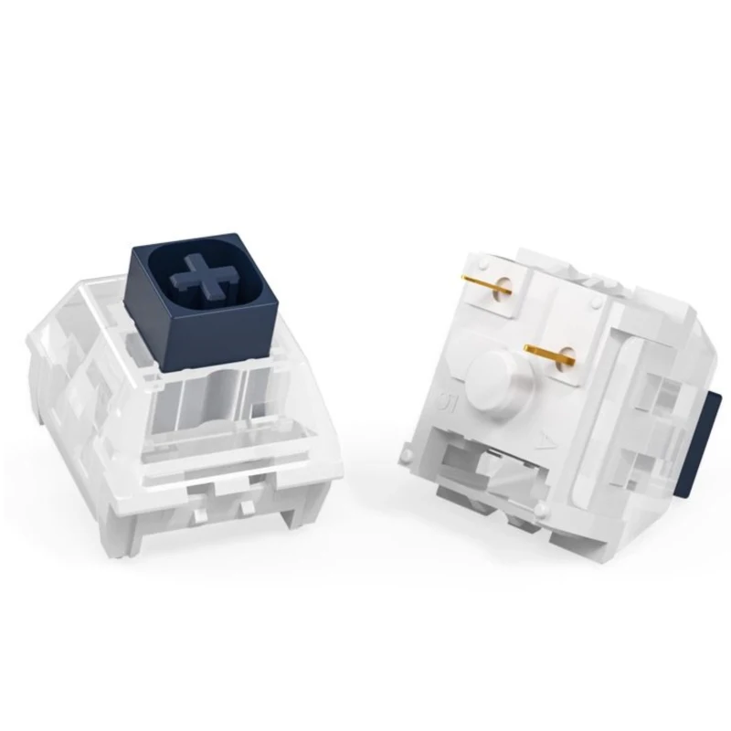 Kailh Box-interruptor de teclado Jade Navy, interruptores táctiles Clicky, Teclado mecánico DIY SMD RGB MX, interruptor de 3 pines, PC para juegos personalizado