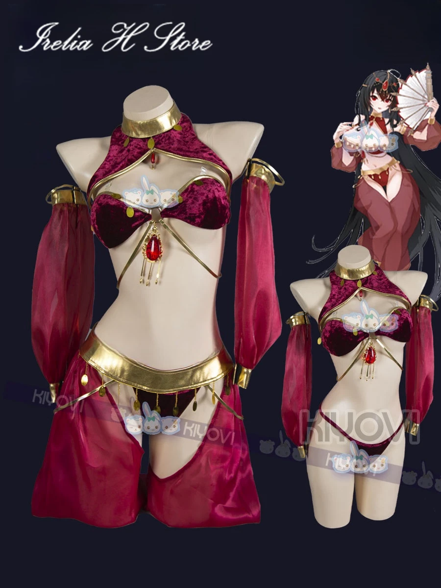 

Irelia H Azur Lane Taihou Cosplay Costume Taihou stripper exotic body Sexy lingeries set for ladies underwear women's porn