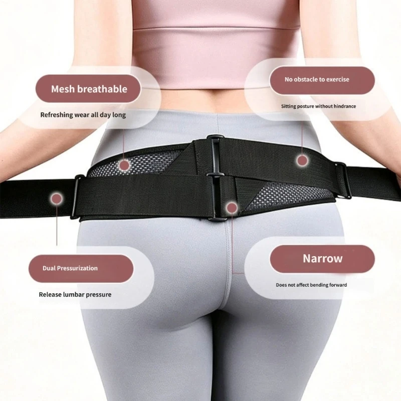 Daily Wear Pelvic Support Belt with Breathable Fabric, Adjustable Front Adjuster, and Walking Ready Support Wear 69HD