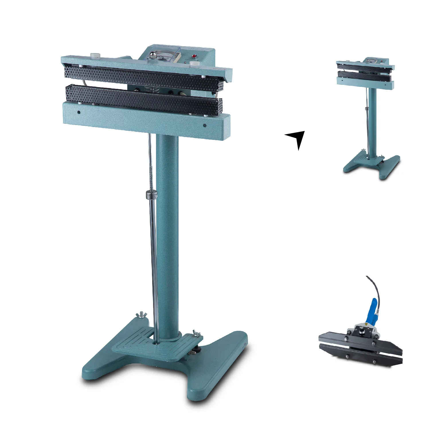  Foot Operated Direct Heat Sealer  Films in PP,PE,PVE Wrapping Packing Machine Stand Sealing Packer Pvc Sealer