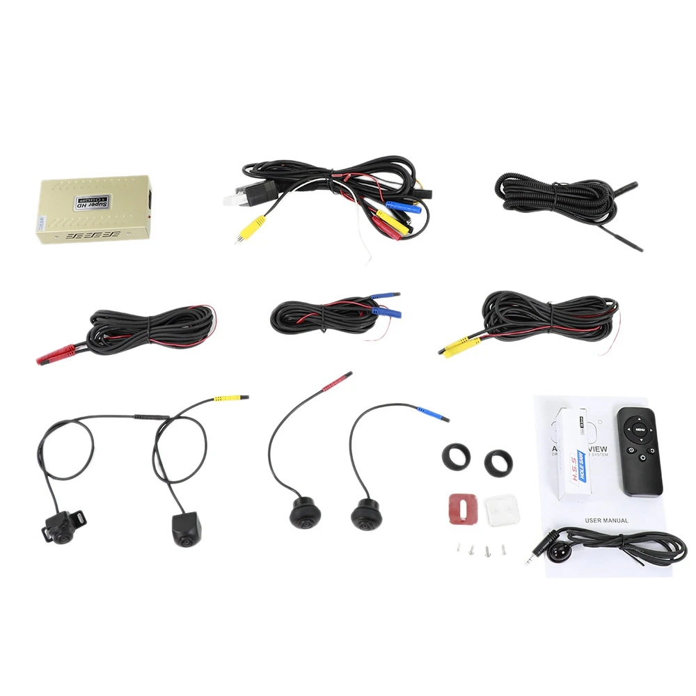 Car Parking Assistance Panoramic View All Round Rearview Camera System 360 degree Car Mirror