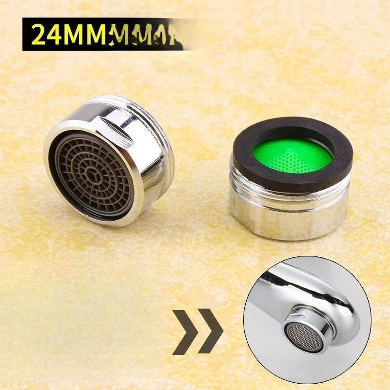 

10 шт., 24 мм, резьба, смеситель для ванной комнаты, барботер, аксессуары, водосберегающий кран, аэратор, сменный фильтр, смешанная насадка