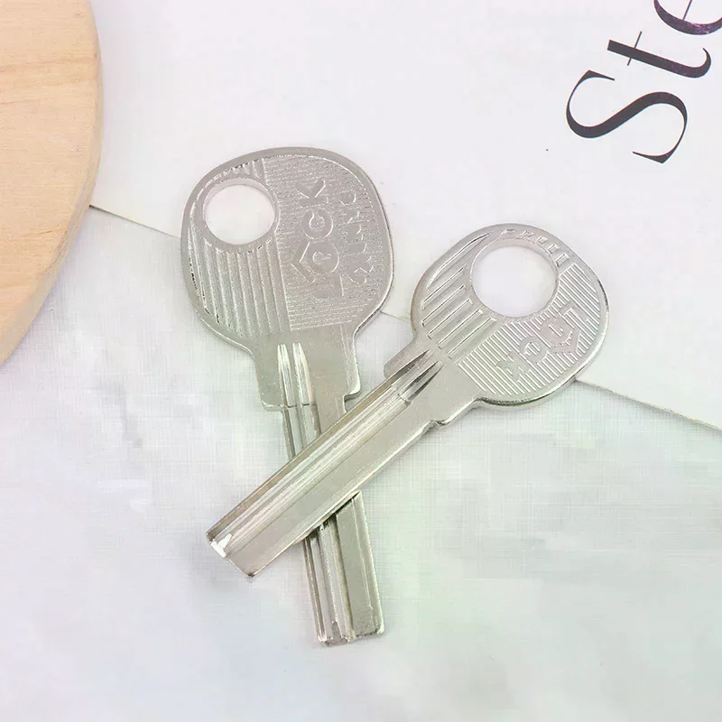 10Pcs Silver Metal Key Embryo Square Key Blank Fingerprint Lock Password Lock Electric Door Lock Blank